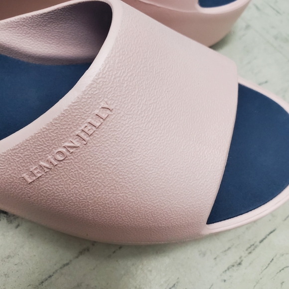 NWT Lemon Jelly Sunny Baby Rose Pink Platform Slide Sandal Size 39 - Picture 7 of 8